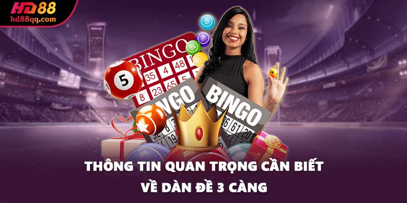Thông tin quan trọng cần biết về dàn đề 3 càng